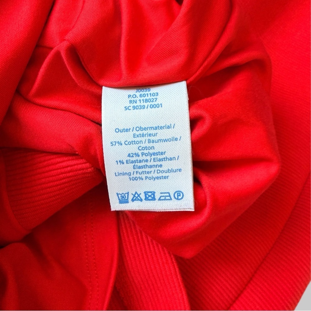 Boden Marissa Vibrant Red Midi Dress Power Red Sheath Holiday 6 Long Runs Small - Picture 12 of 14